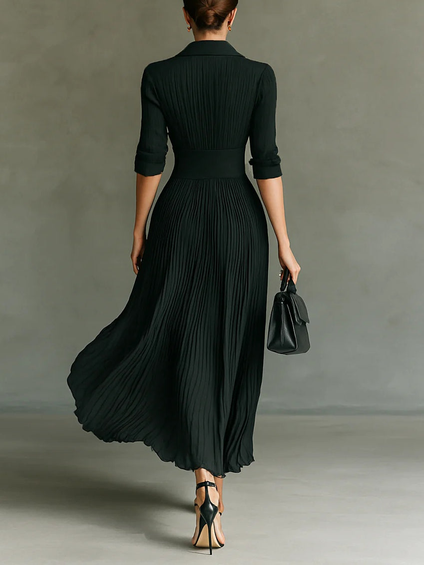 Siena - Timeless Pleated Maxi Dress