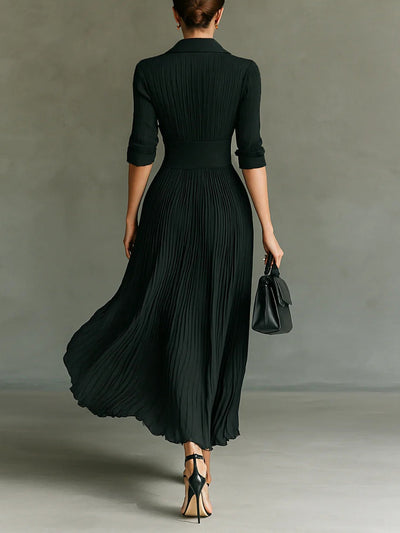 Siena - Timeless Pleated Maxi Dress