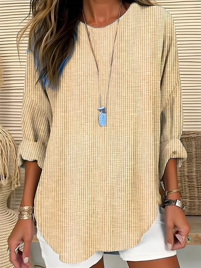 Rhea - Effortless Striped Blouse