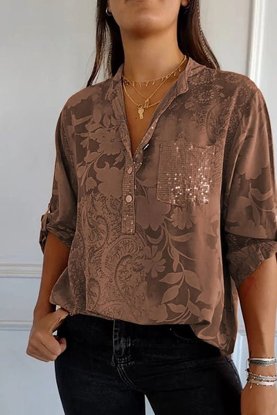 Pauline - Comfortable Sequin Top