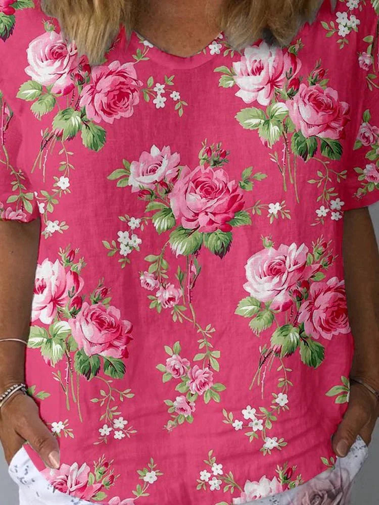 Lisa - Effortless Floral Top