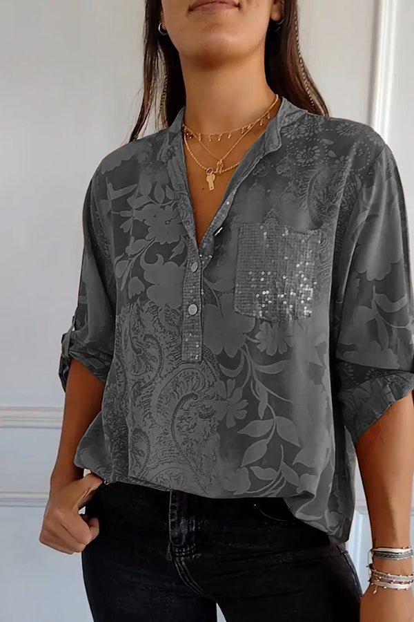 Pauline - Comfortable Sequin Top