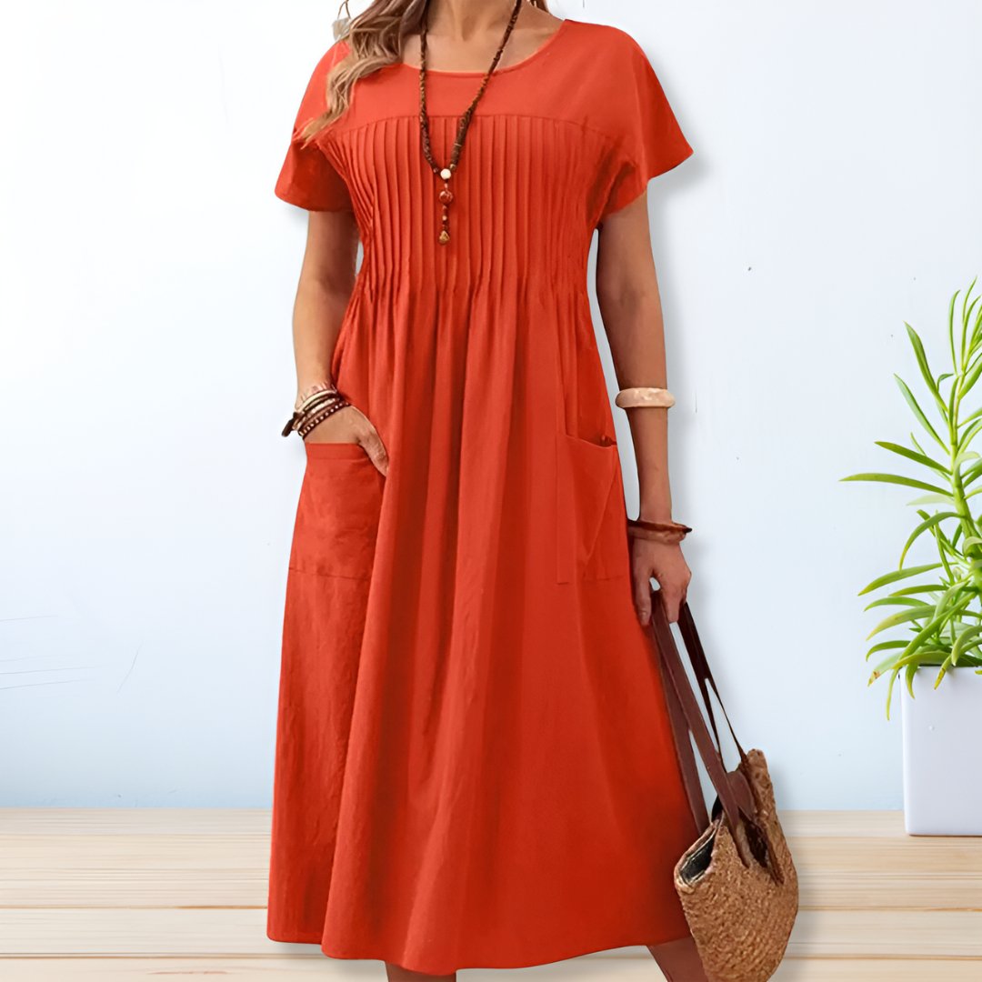 Brittany - Chic Midi Dress
