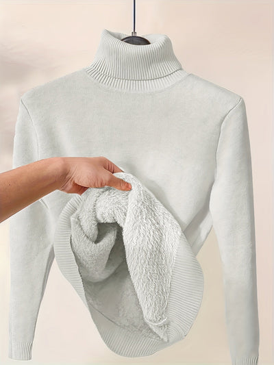 Marjorie - Cozy Turtle Neck Pullover