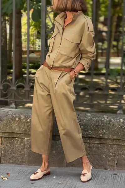 Chic Cargo Set - Soft Casual Comfort