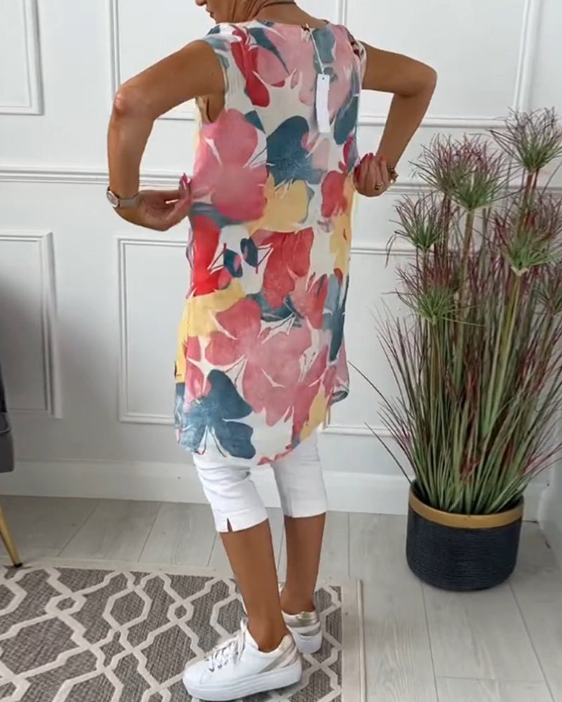 Dara - Vibrant Floral Top