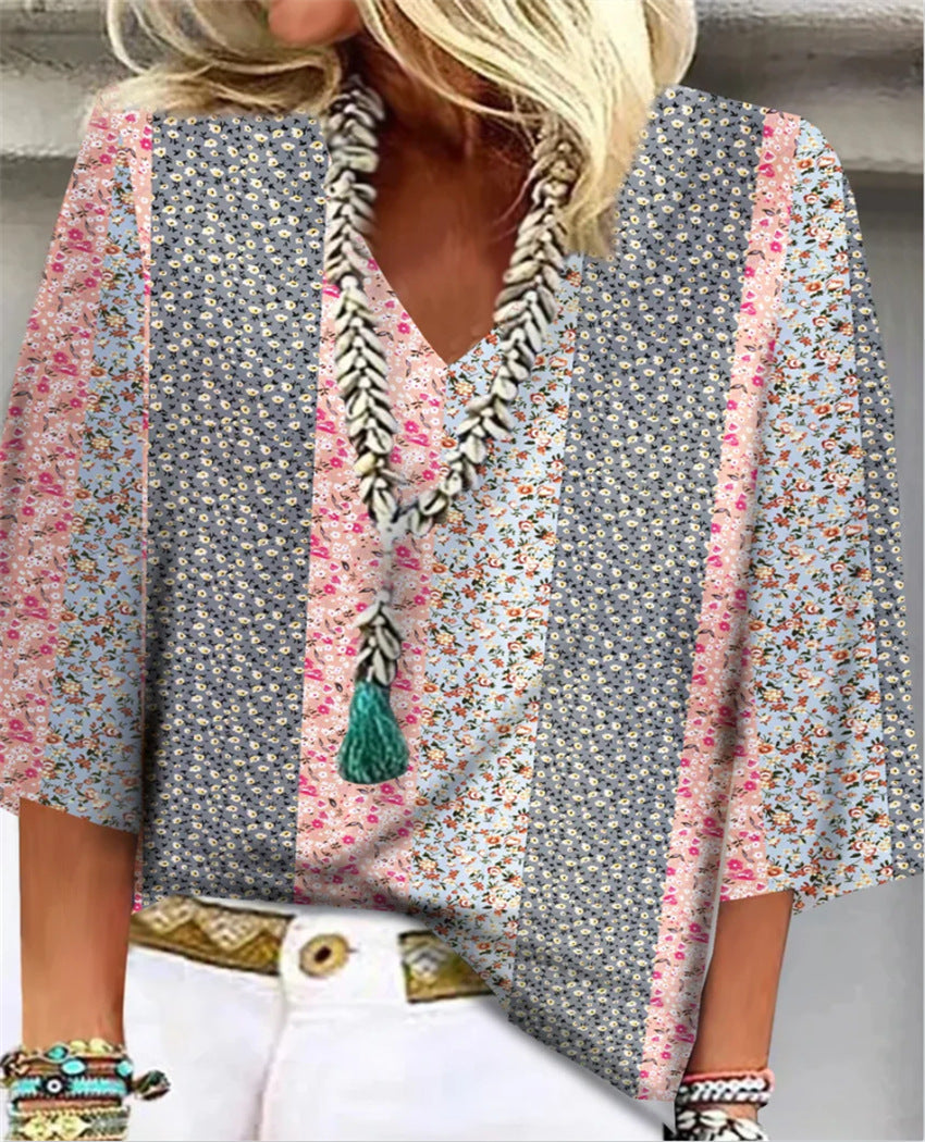 Anika - Breezy Floral Blouse