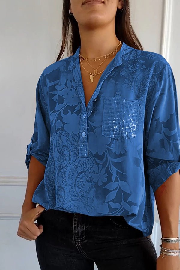 Pauline - Comfortable Sequin Top