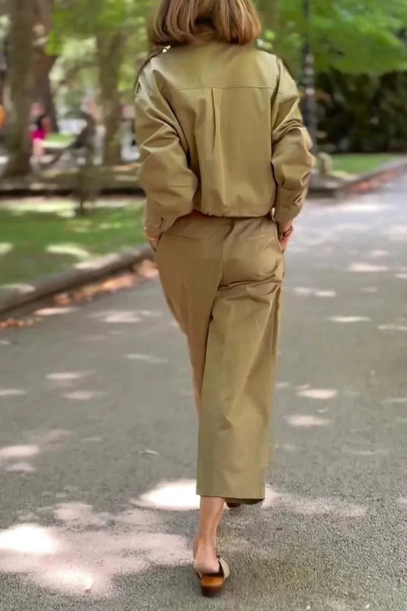 Chic Cargo Set - Soft Casual Comfort