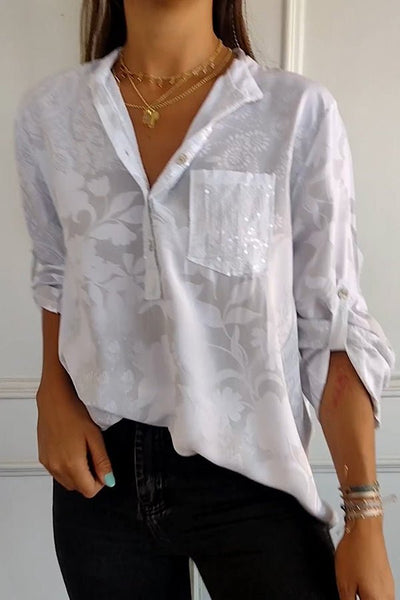 Pauline - Comfortable Sequin Top