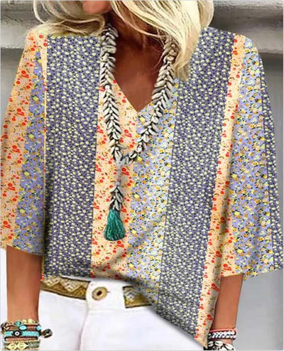 Anika - Breezy Floral Blouse