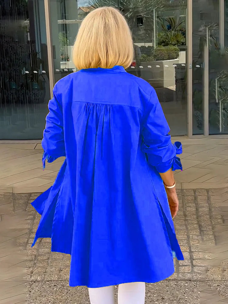Ellaria - Whimsical Cotton Shirt Jacket