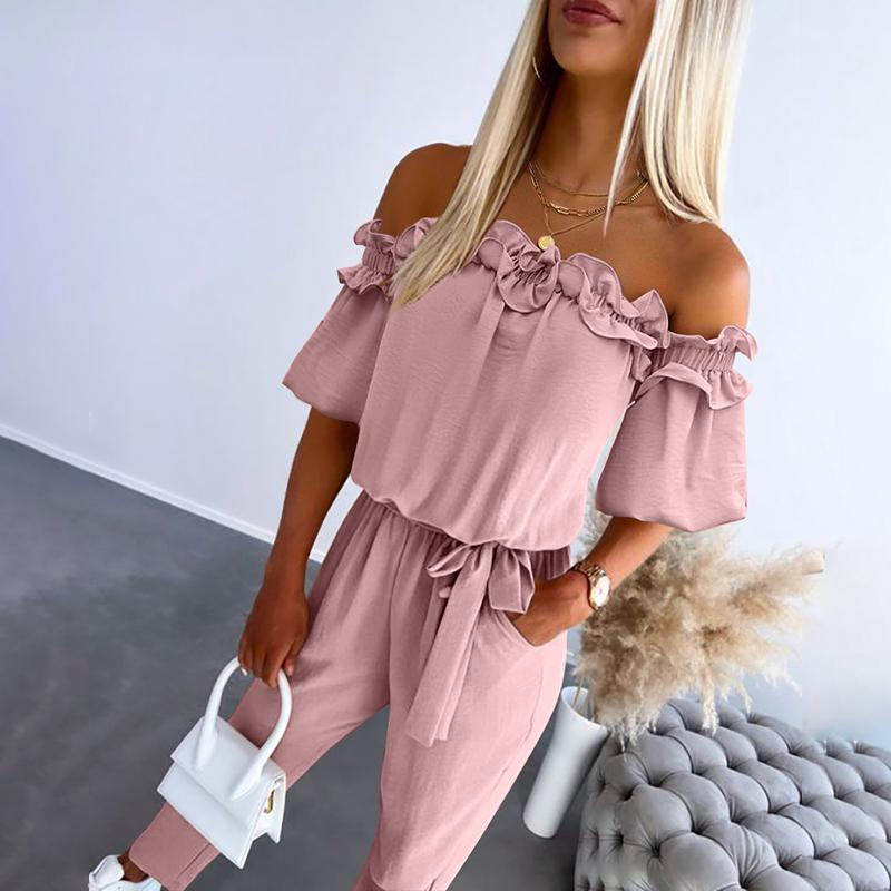 CAMILA - Flirty Off-Shoulder Jumpsuit