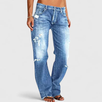 Lianette - Comfortable Wide-Leg Jeans