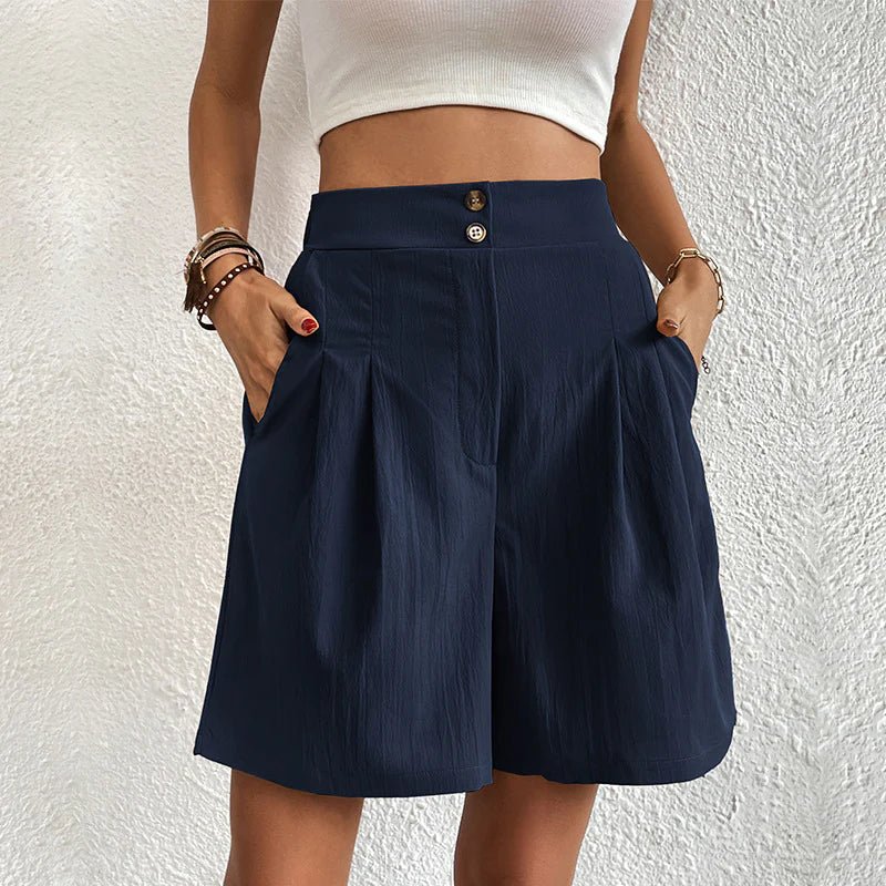 Chelsie - Effortless High-Waist Shorts