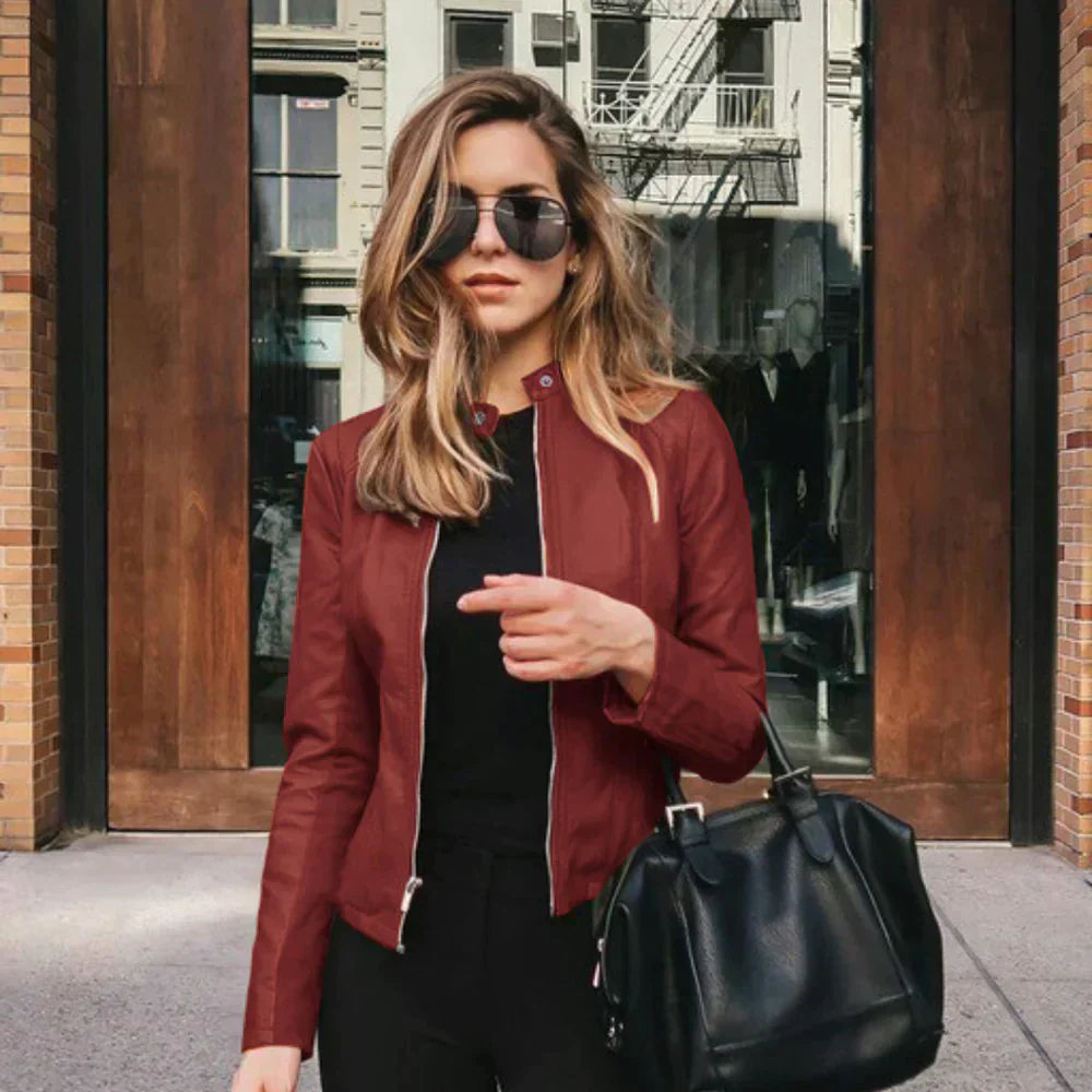 Abigail - Luxurious Italian Leather Jacket