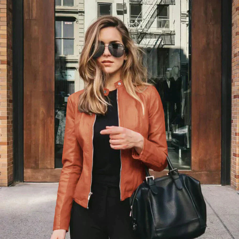 Abigail - Luxurious Italian Leather Jacket
