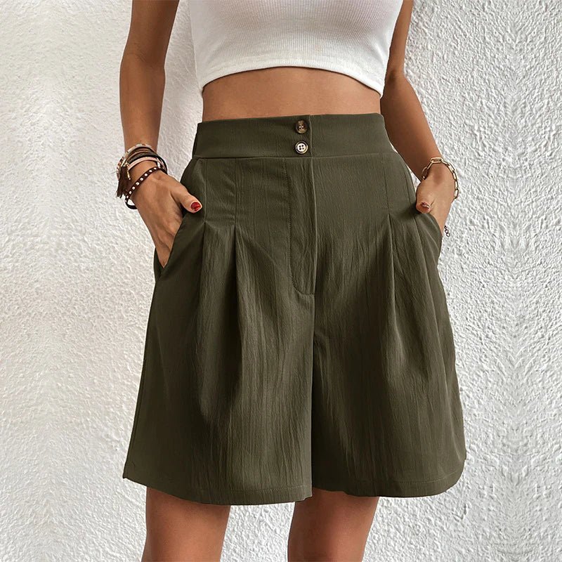 Chelsie - Effortless High-Waist Shorts