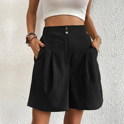 Chelsie - Effortless High-Waist Shorts