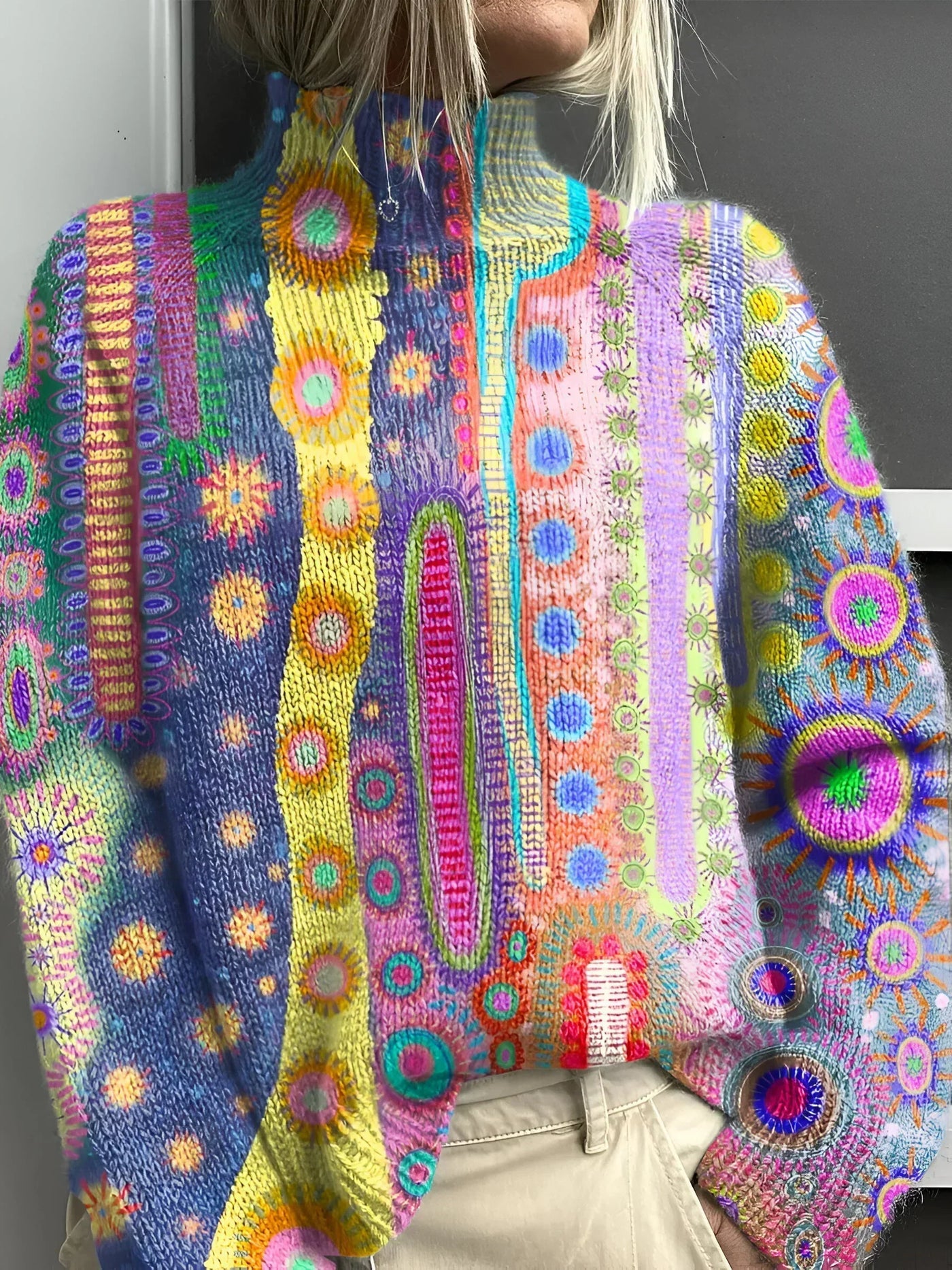 Daphne - Cozy Colorful Turtleneck