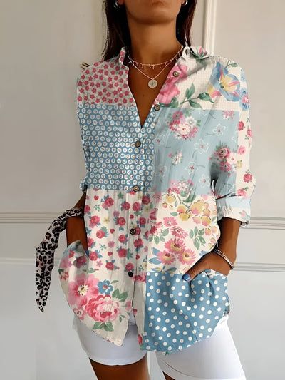 Maia - Charming Floral Blouse