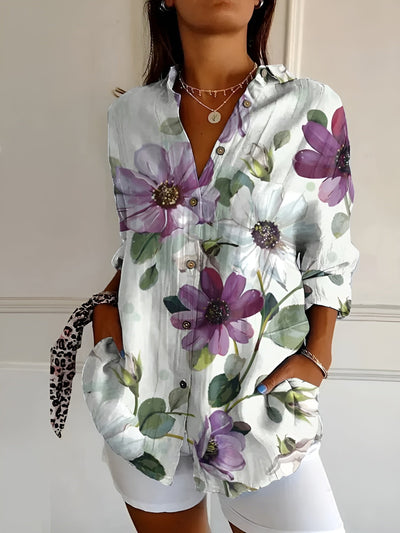 Maia - Charming Floral Blouse