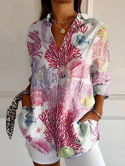 Maia - Charming Floral Blouse